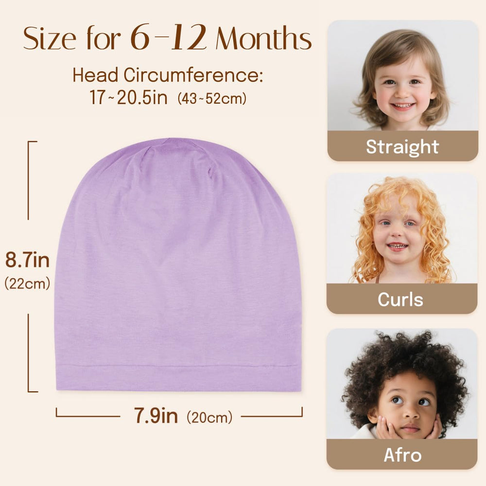 OLESILK adjustable inner snap detail for secure growing-head fit