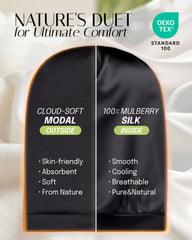 OLESILK silk lining closeup highlights smooth texture and reduced friction