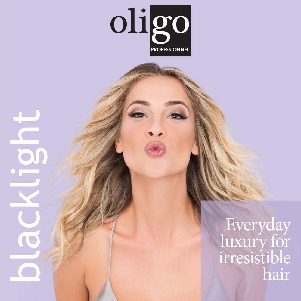Oligo Professionnel Blacklight argan oil detail for added shine