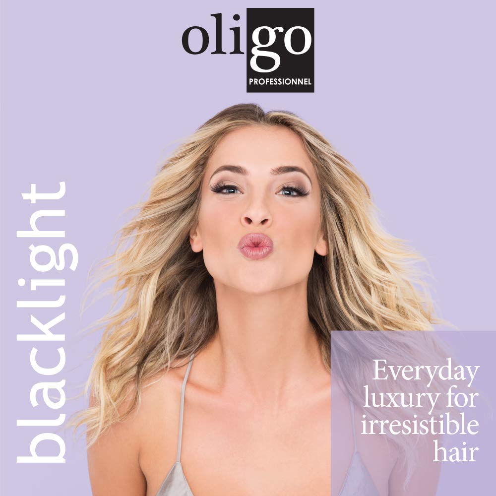 Oligo Professionnel shampoo being applied to wet hair showing detangling and lightweight moisture