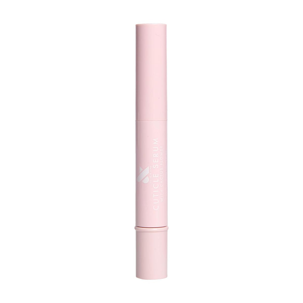 Olive & June front view of cuticle serum pen showing compact design and portability