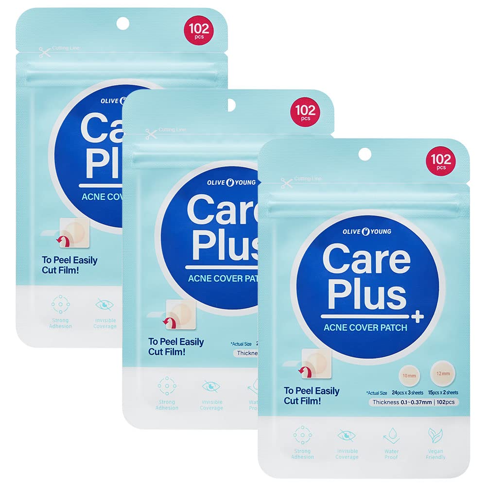 OLIVE YOUNG front packaging showing total 306-count and pack of 3, travel convenience
