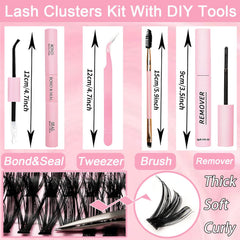 OLLAVO close-up of lash cluster texture showing soft mink-like fibers for natural look