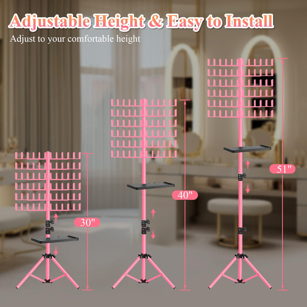 OLMRJKD demonstration of height adjustment for comfortable seated or standing braiding