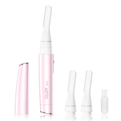 OLOV slim front view in pink showing compact design and easy grip