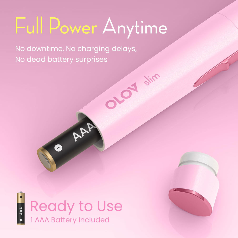 OLOV slim trimming eyebrow for precise shaping and gentle finish