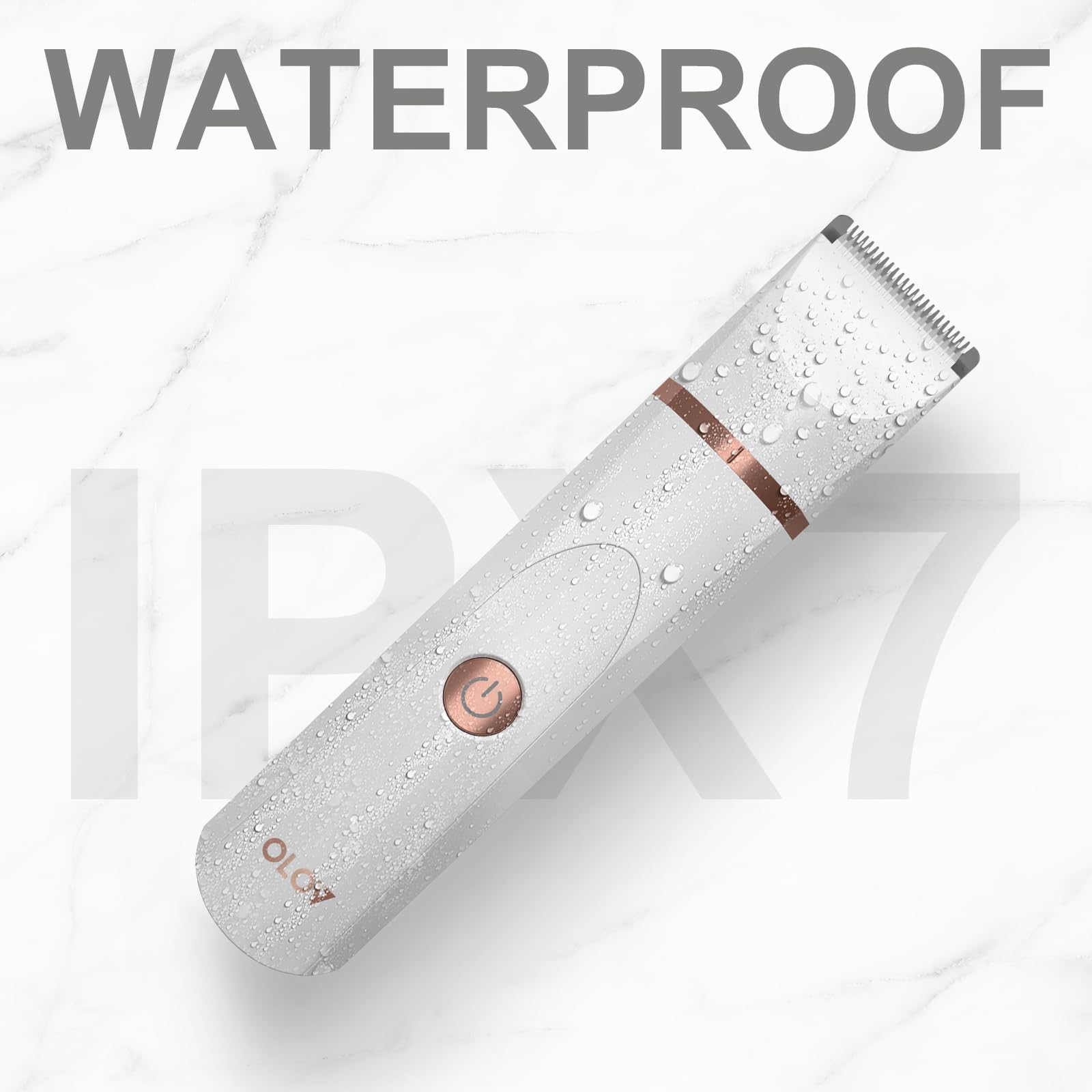 OLOV USB recharge dock with trimmer to highlight convenient charging