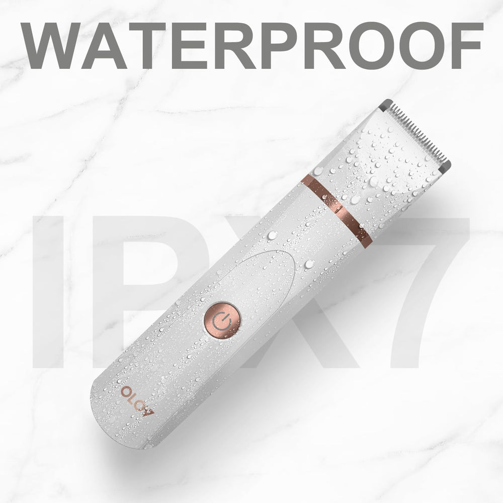 OLOV USB recharge dock with trimmer to highlight convenient charging