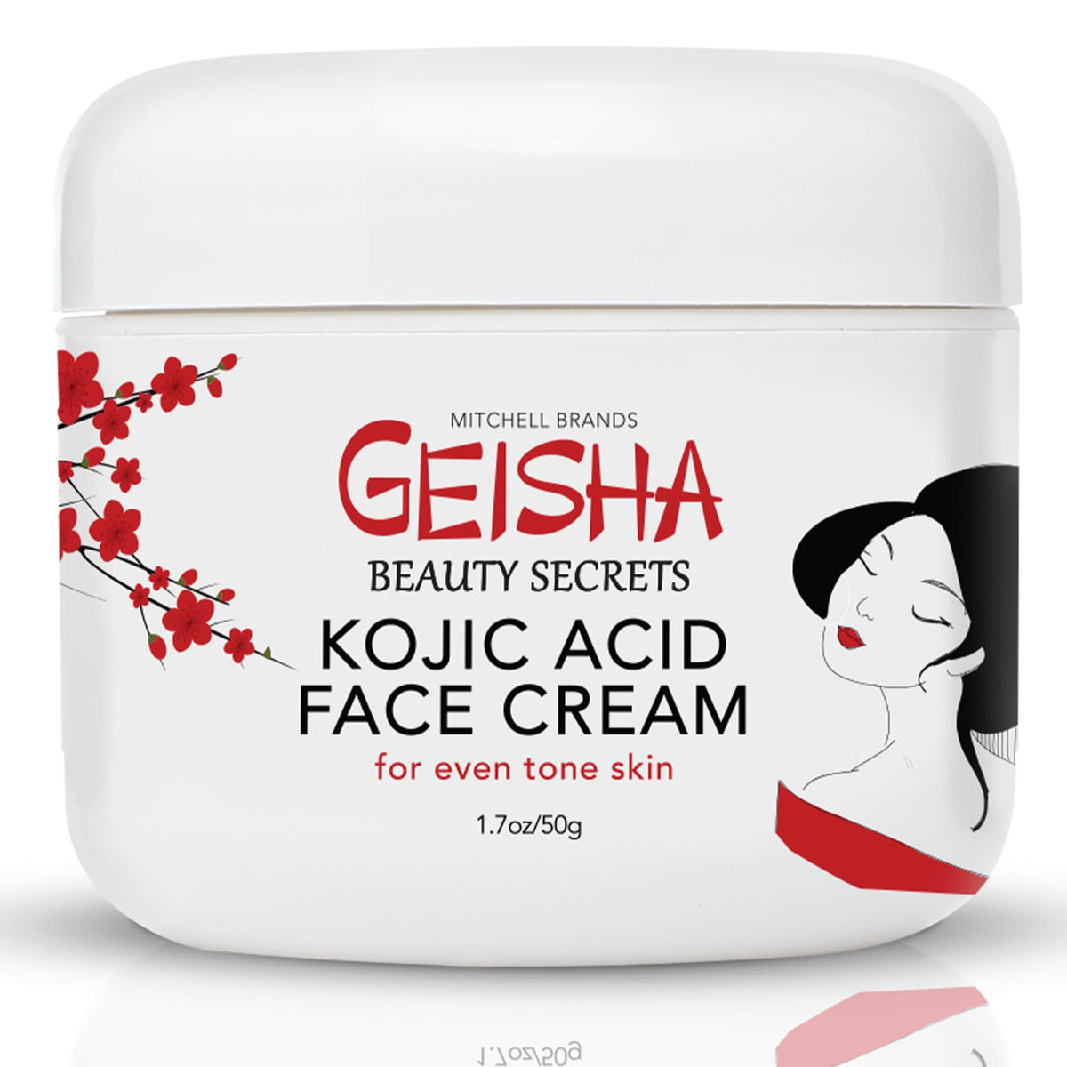 OMIC Geisha front packaging showing product and benefits