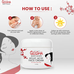 OMIC Geisha open jar texture highlighting creamy moisturizing feel