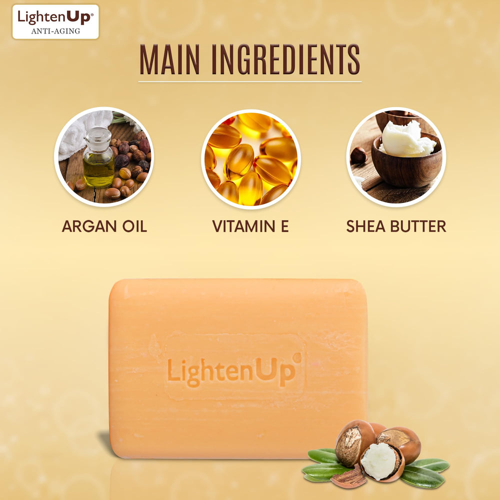 OMIC Lighten-Up bar close-up texture highlighting creamy moisturizing feel