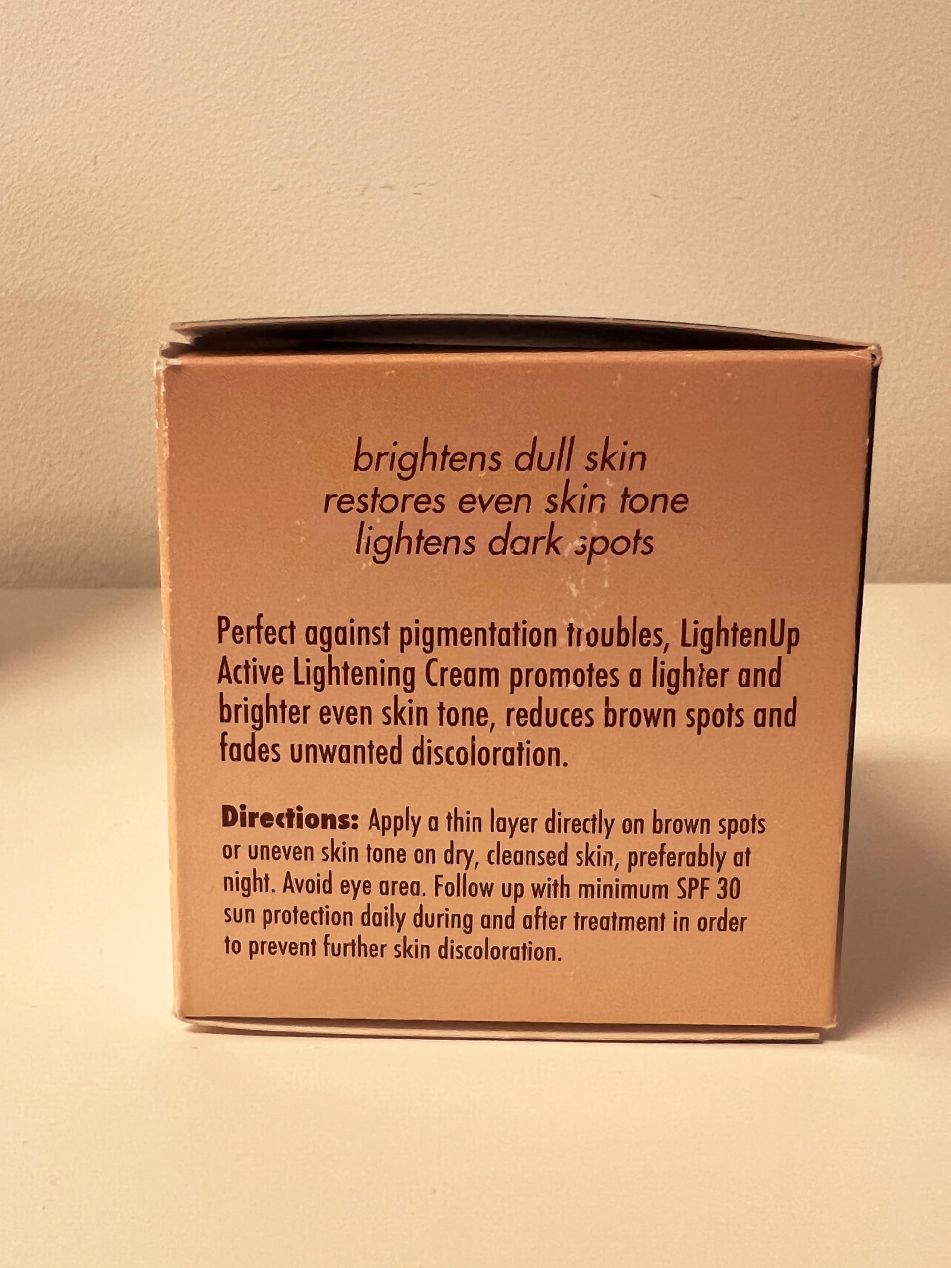 OMIC Lighten-Up jar on bathroom vanity indicating daily routine convenience benefit