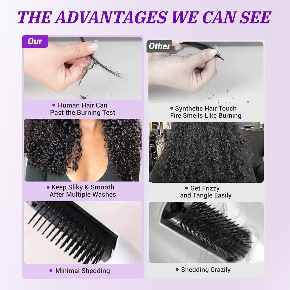 Omiliyah wet-look demonstration showing shine and elasticity after steam-setting