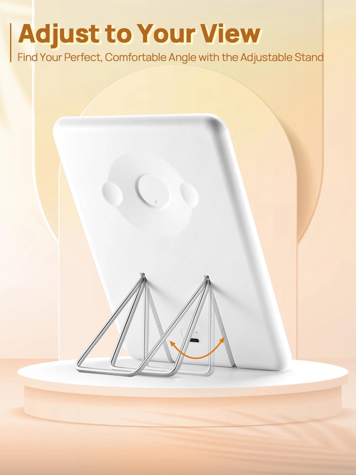 OMIRO on a vanity in use with makeup tools showing practical daily functionality