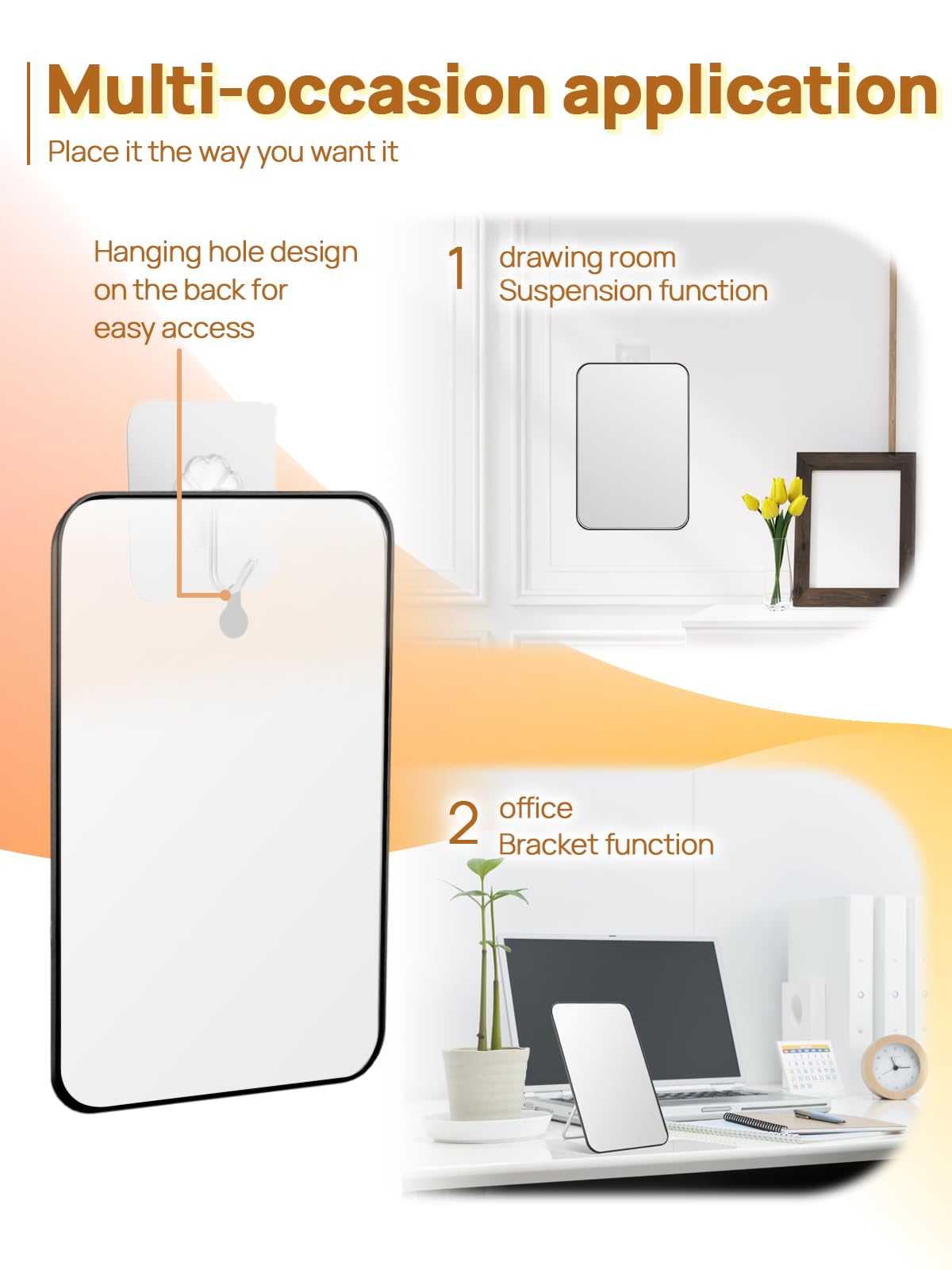 OMIRO adjustable back stand detail demonstrating stable tilt for comfortable, strain-free use