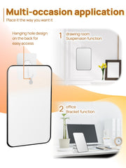 OMIRO adjustable back stand detail demonstrating stable tilt for comfortable, strain-free use