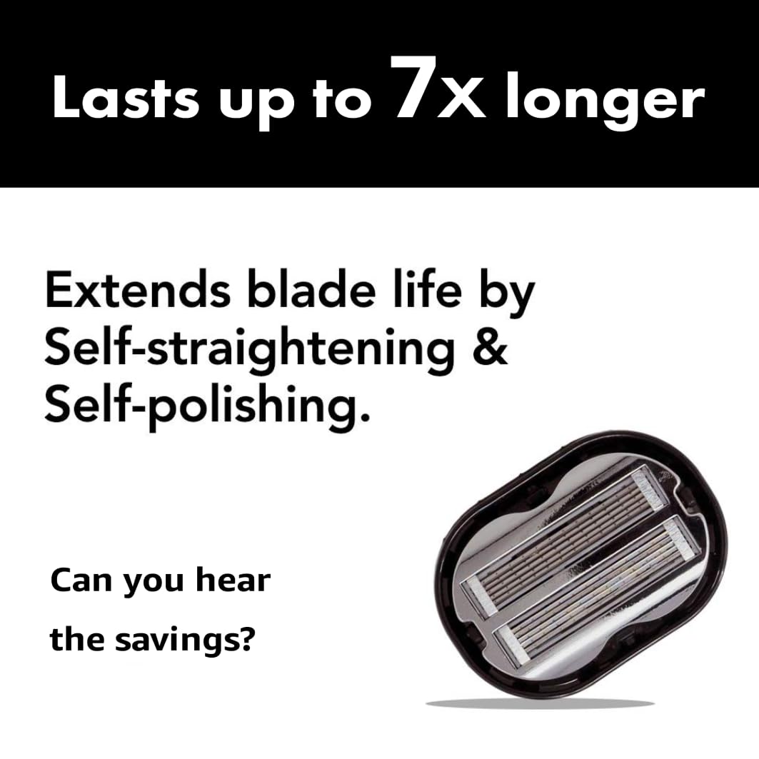 OmniShaver used on legs and arms showing efficient full-body benefit