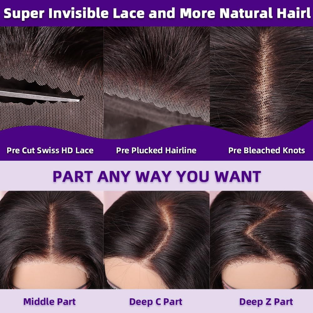 omswet hand holding wig to show 10-inch length and scale advantage