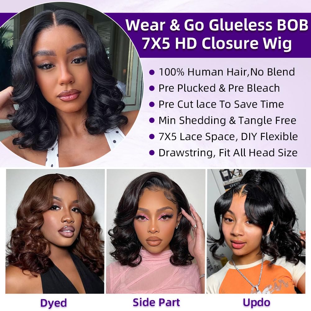 omswet wig on mannequin showing 14 inch scale and true-to-length appearance