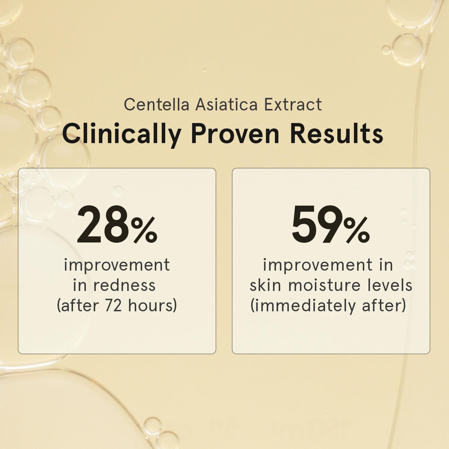 ONE THING close-up label showing ingredients and gentle formulation benefits