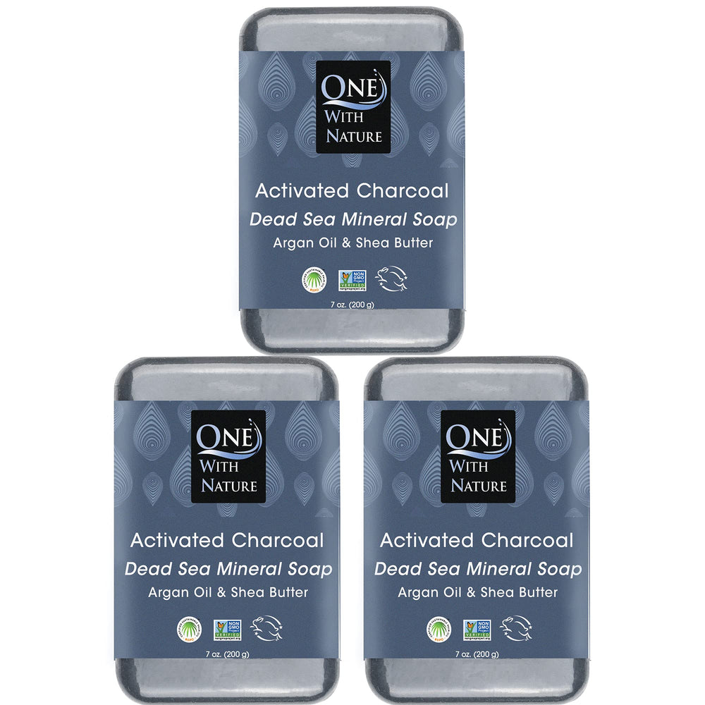 One With Nature front packaging showing three 7oz bars and benefits