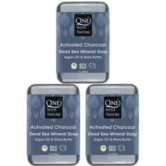 One With Nature front packaging showing three 7oz bars and benefits