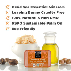 One With Nature hand creating creamy lather, demonstrates moisturizing and non-drying cleansing