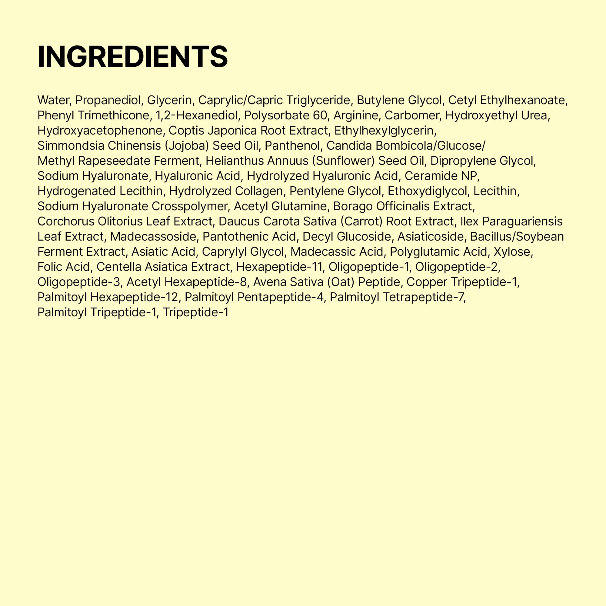 ONGREDIENTS 150ml bottle next to everyday items to show true size benefit