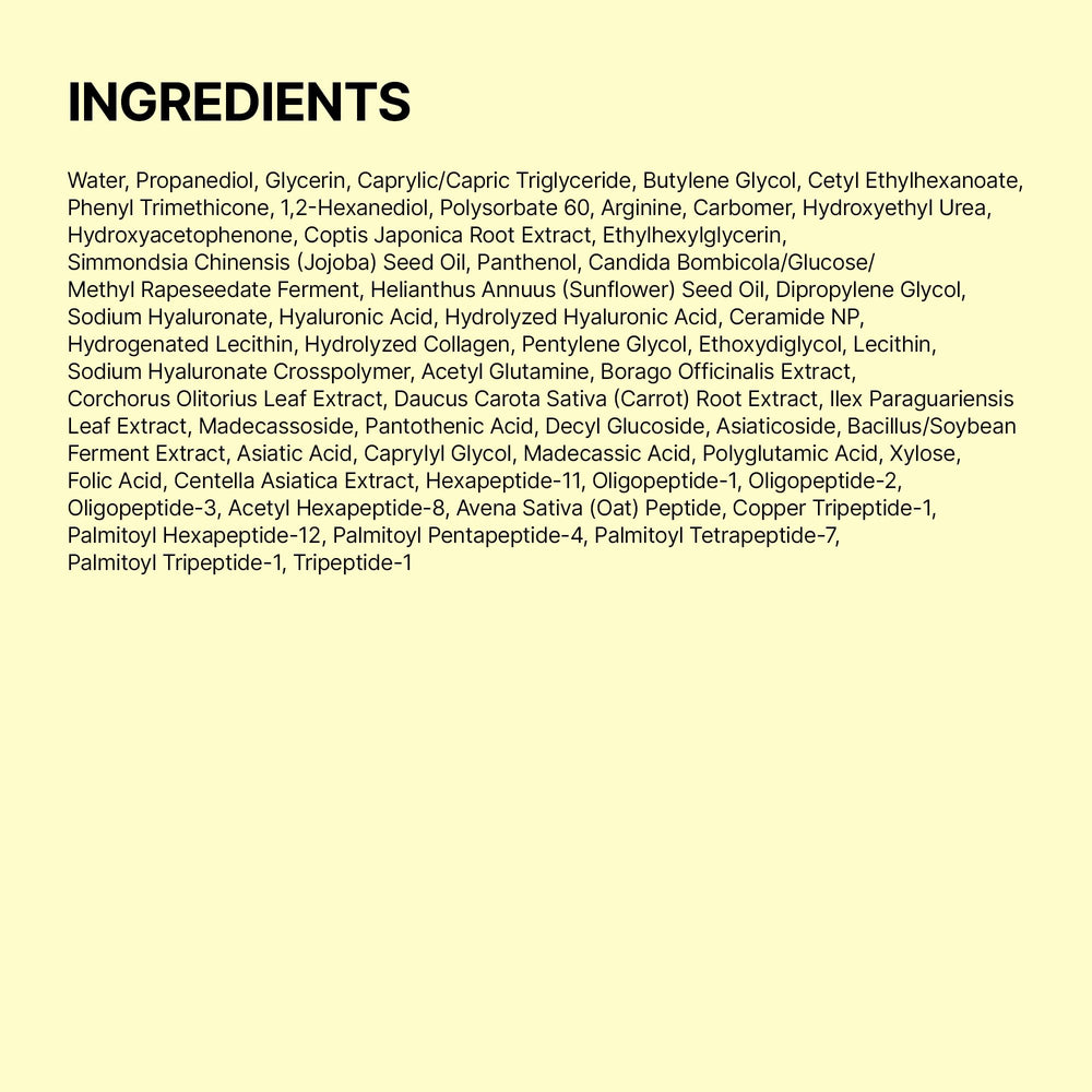 ONGREDIENTS 150ml bottle next to everyday items to show true size benefit