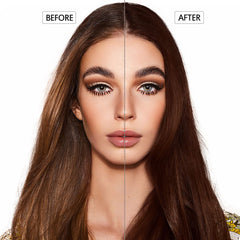 Onilyua shampoo being poured and lathered demonstrating easy application and color deposit
