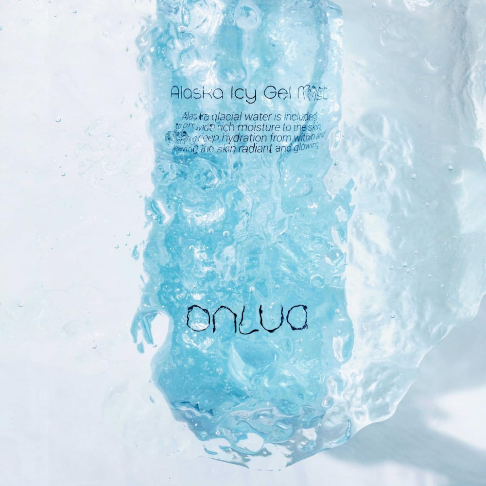 Onlua mist spraying with fine gel droplets for quick skin refresh