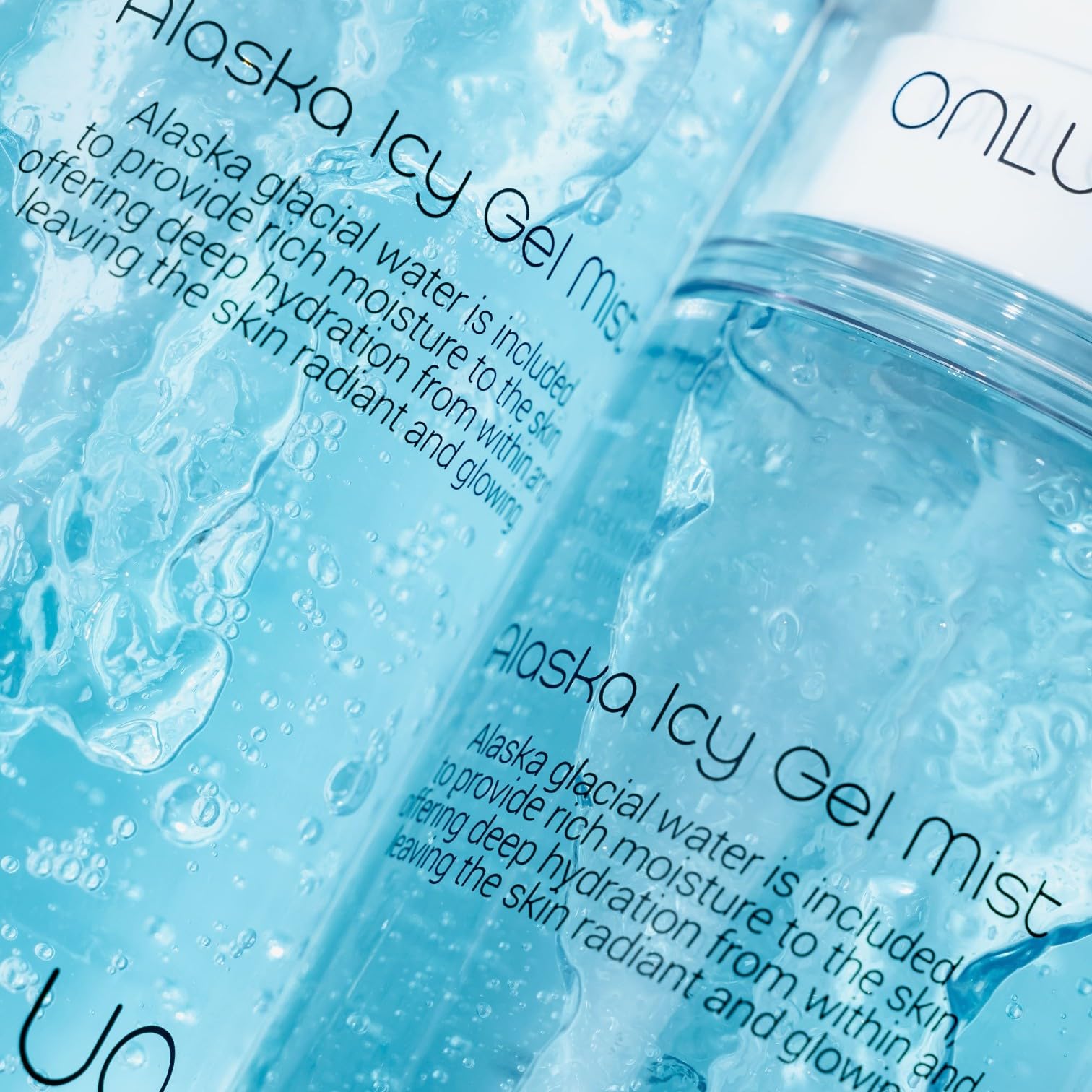 Onlua travel-size held in hand showing convenient on-the-go hydration
