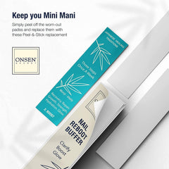 ONSEN adhesive strip close-up showing texture and easy application