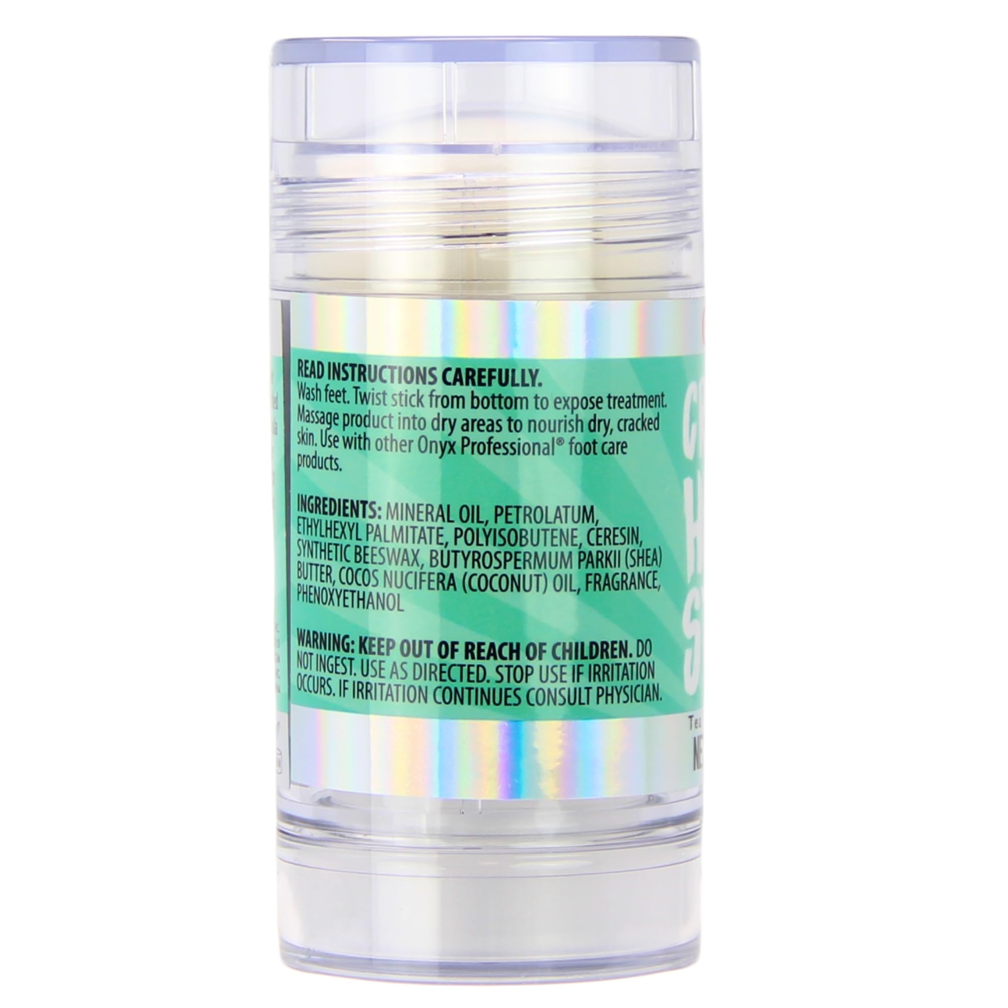 Onyx Professional stick applicator close-up demonstrating easy no-mess roll-on application