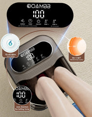 OOAMBB massage rollers close-up demonstrating targeted sole stimulation
