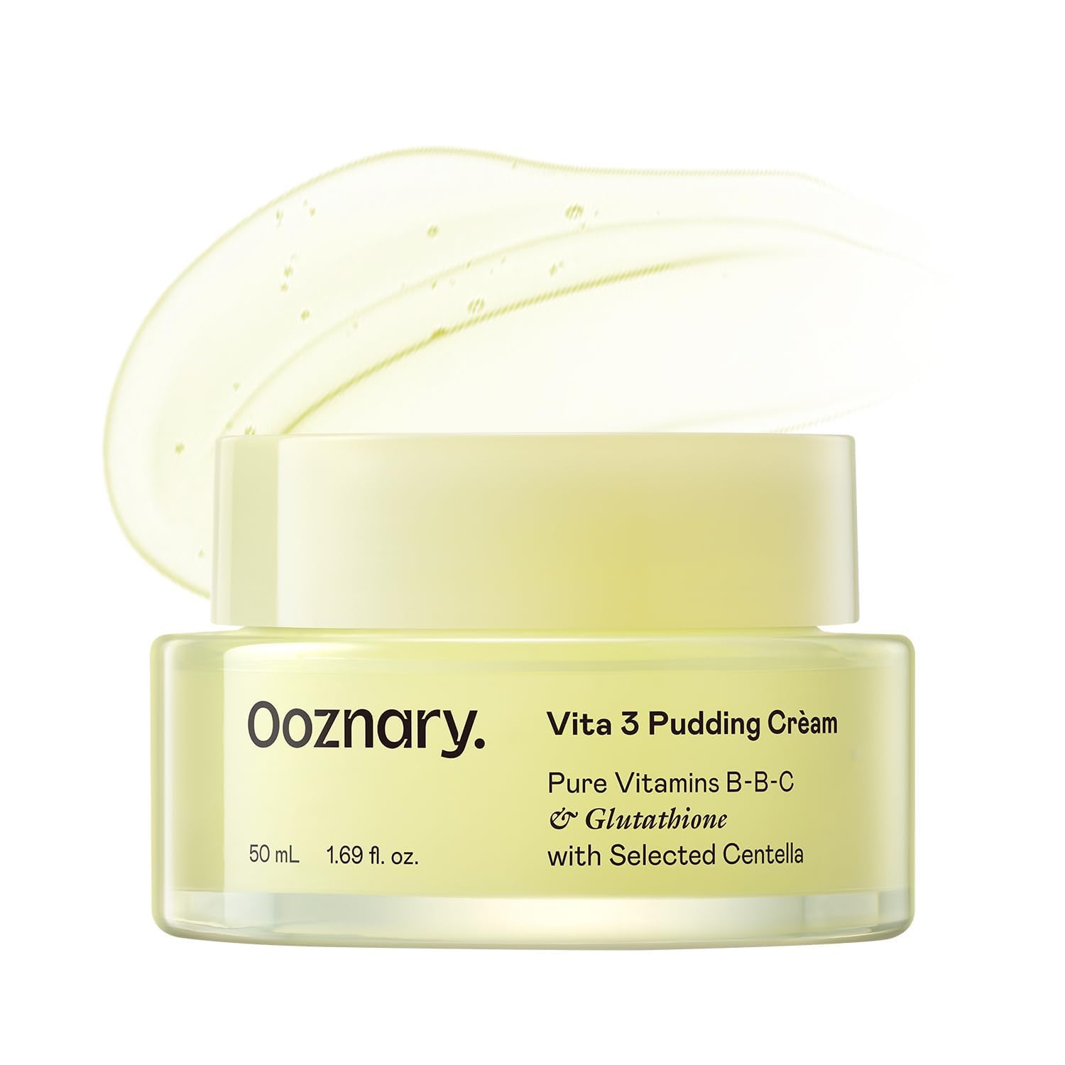OOZNARY jar front view showing label and compact travel-friendly size