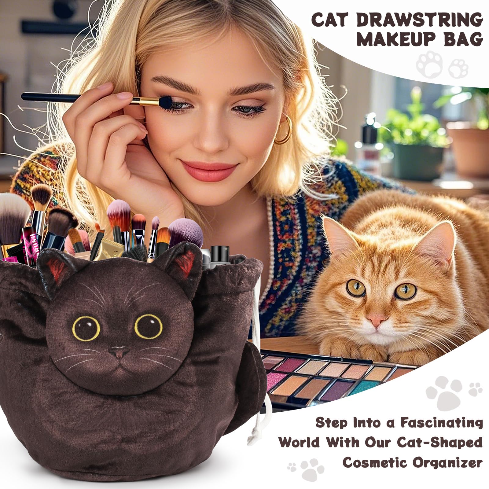 Openhahaha close-up of 3D cat head, playful texture and detail