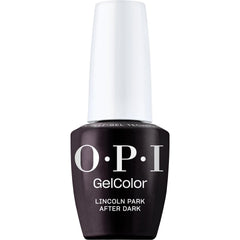 OPI bottle front view showing Lincoln Park After Dark and salon-grade finish
