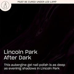 OPI Intelli-Brush close-up applying Lincoln Park After Dark for even coverage