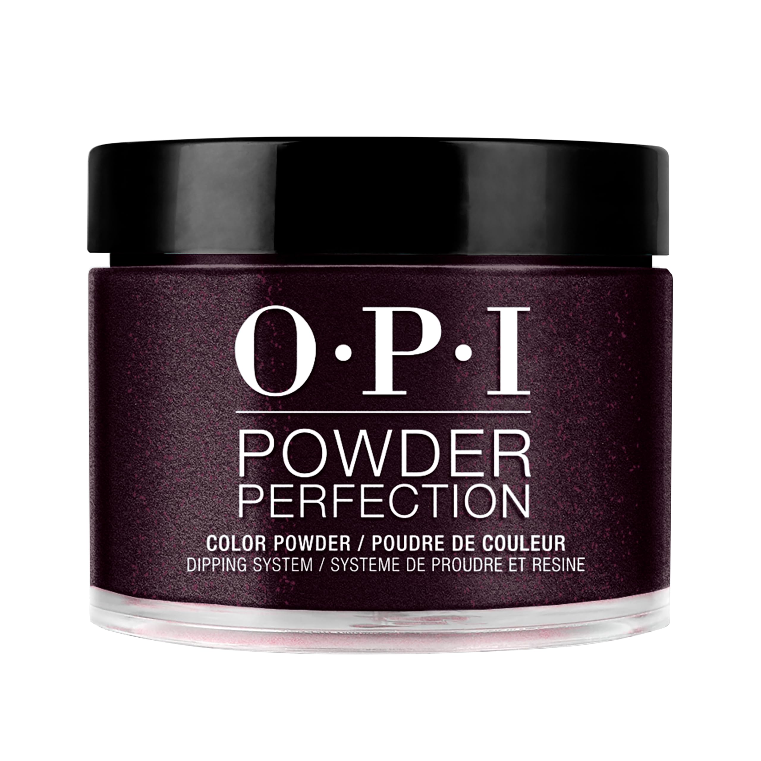 OPI front packaging showing deep purple dip powder and branding for easy identification