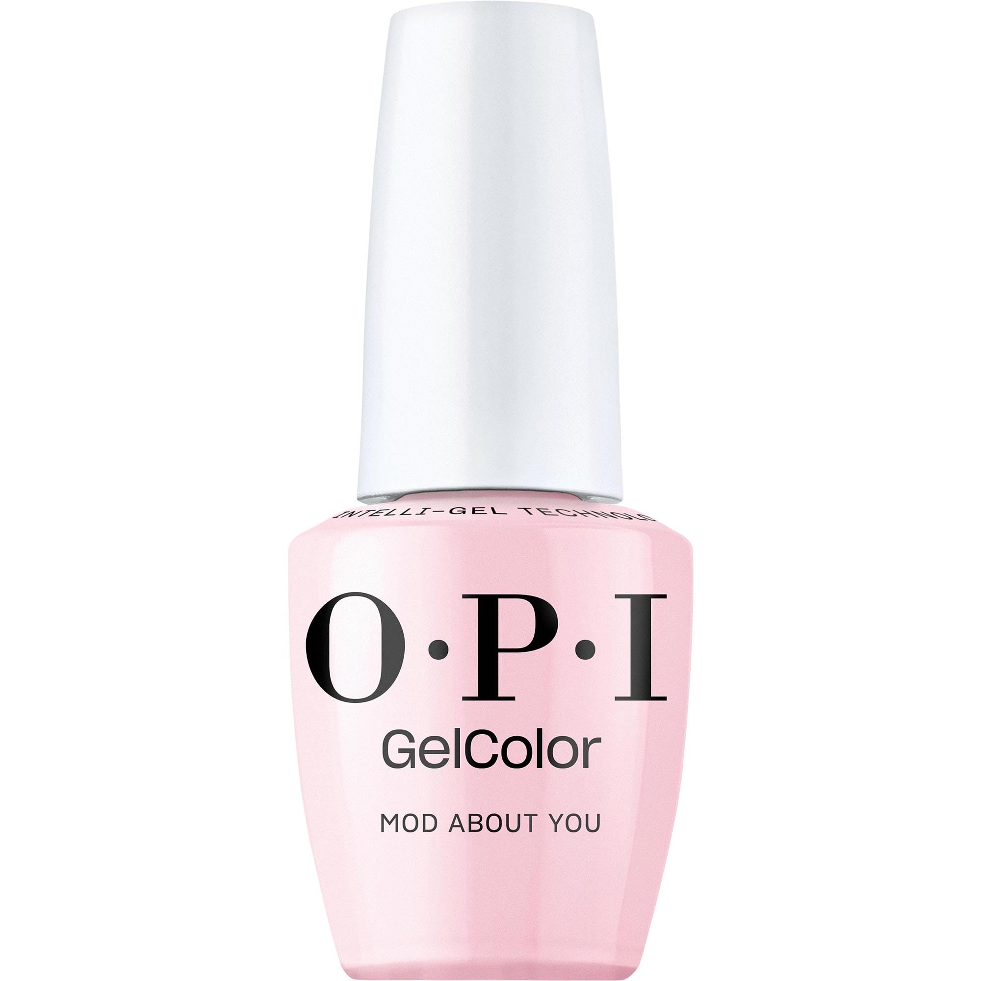 OPI bottle front view showing opaque soft pink and professional finish