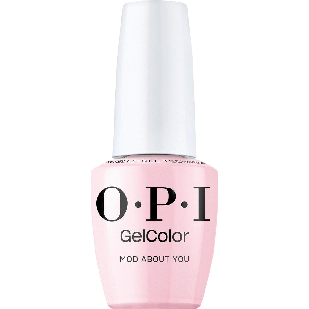 OPI bottle front view showing opaque soft pink and professional finish