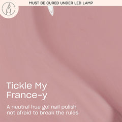 OPI brush stroke of Tickle My France-y demonstrating smooth, even coverage