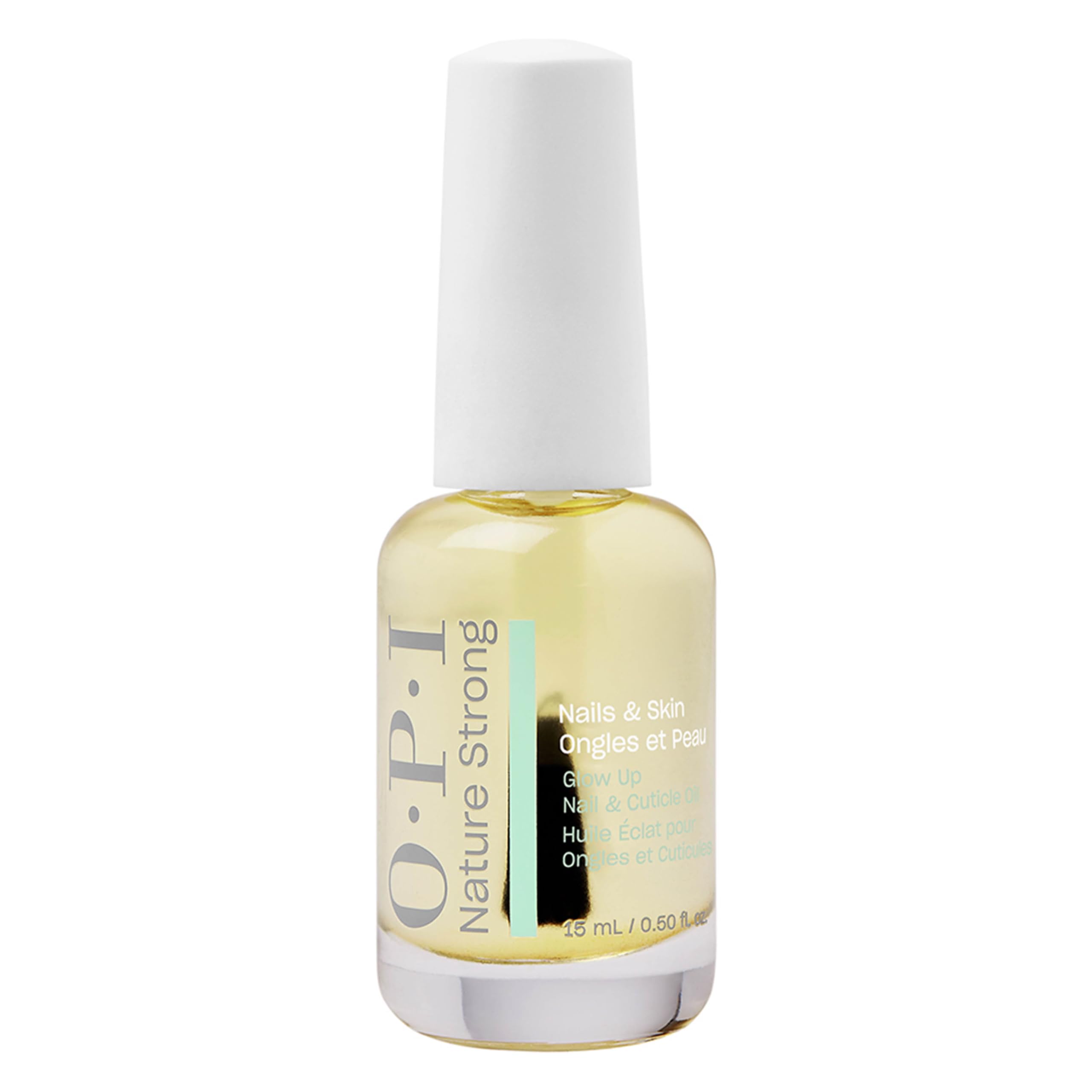 OPI bottle front view showing label and brush cap, highlights portable convenience