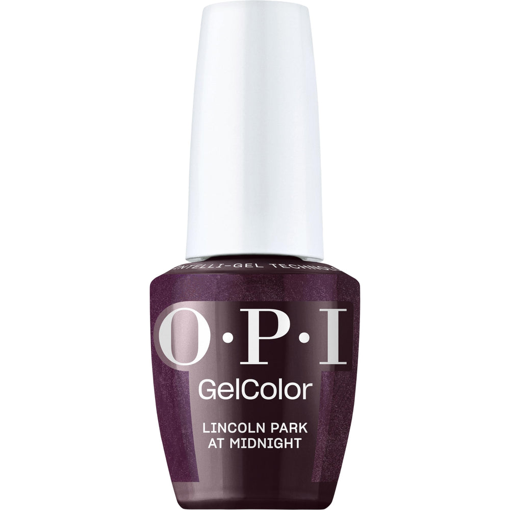 OPI bottle front view showing deep plum shade and salon-ready finish
