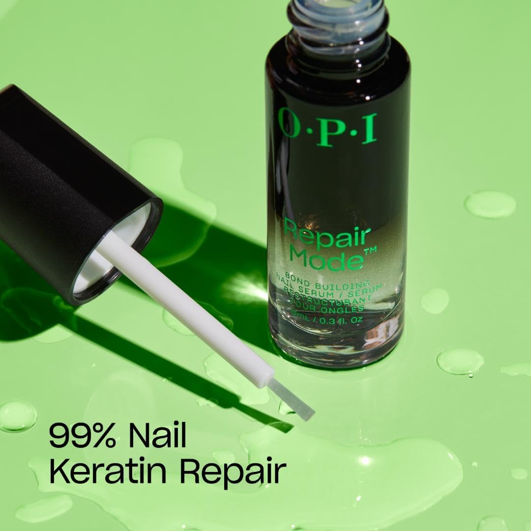 OPI close-up of serum texture on dropper, shows smooth formula for deep penetration