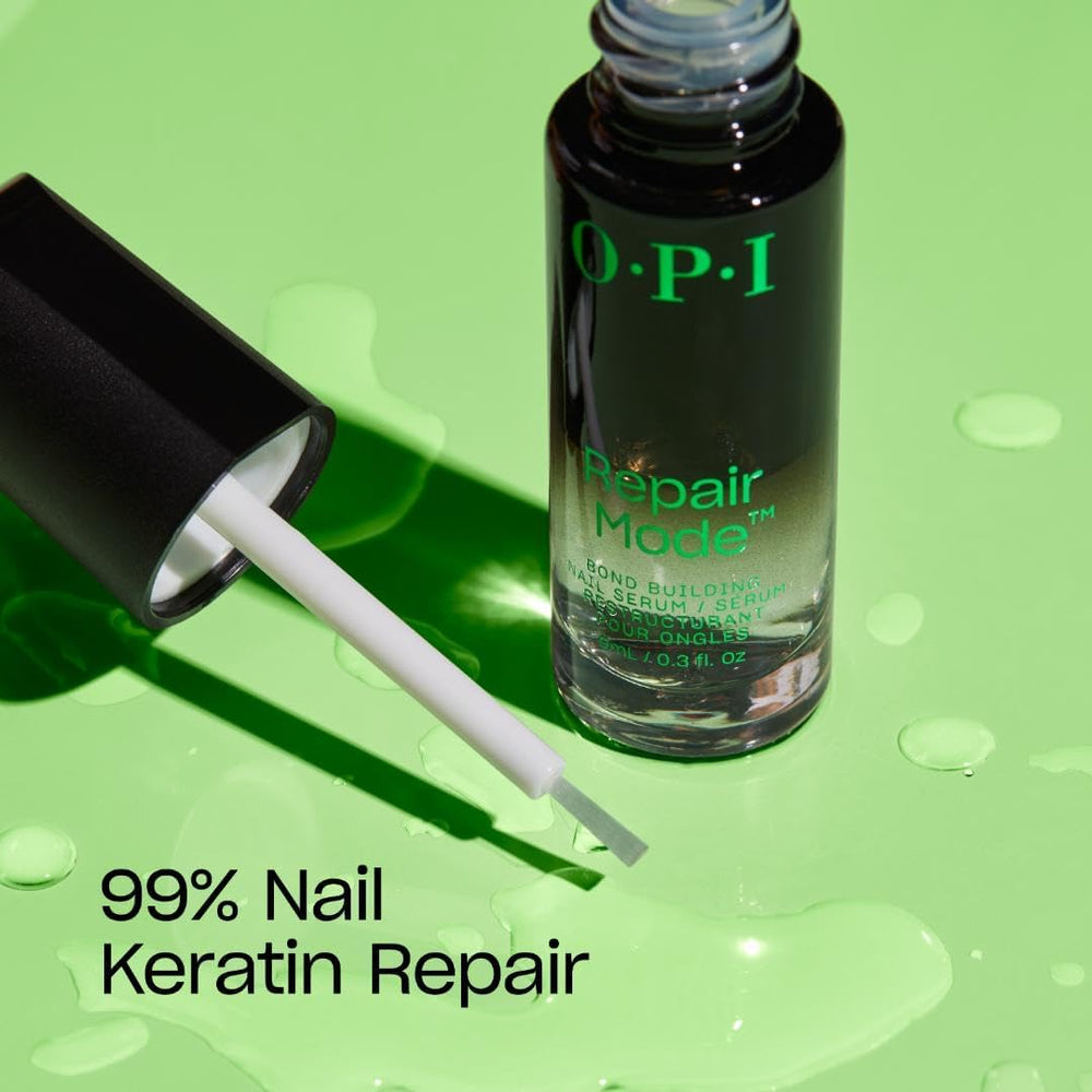 OPI close-up of serum texture on dropper, shows smooth formula for deep penetration