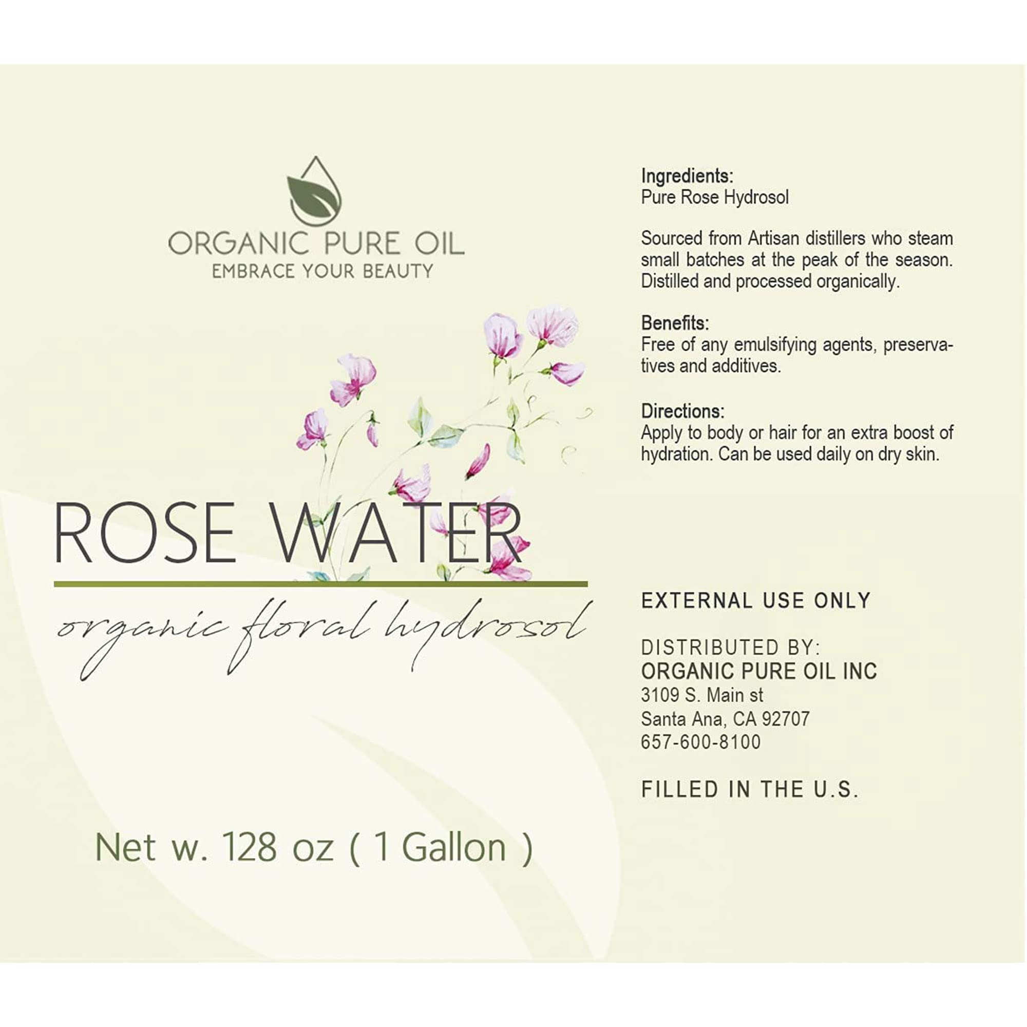 OPO rose hydrosol mist on face providing gentle hydration benefit