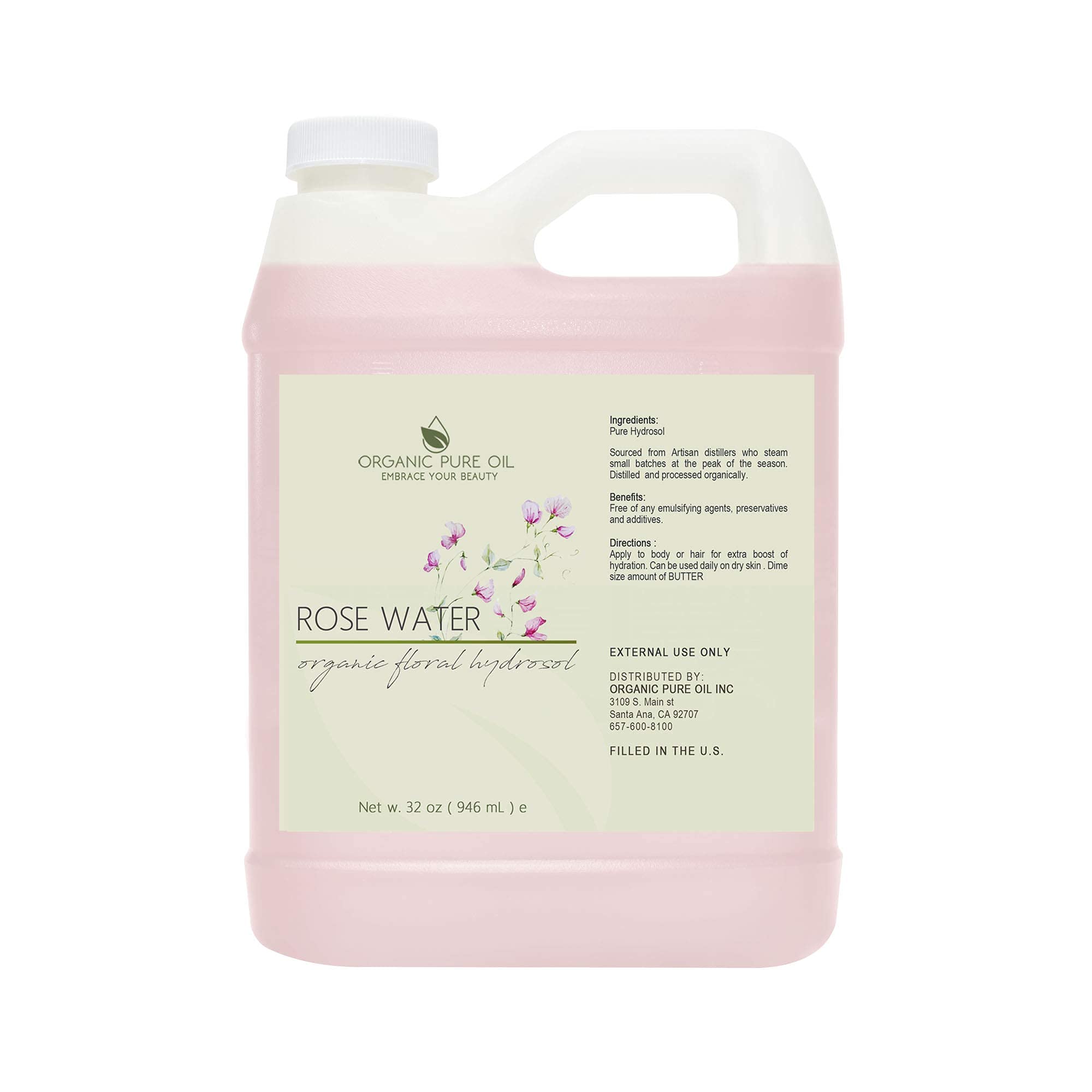 OPO mist spritzed on woman's face for instant refresh and gentle toning