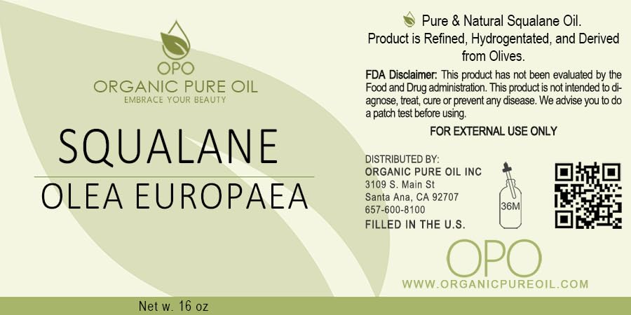 OPO squalane oil texture pouring to show lightweight absorption benefit